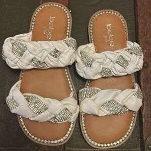 Bebe little girls sandals; size 1
